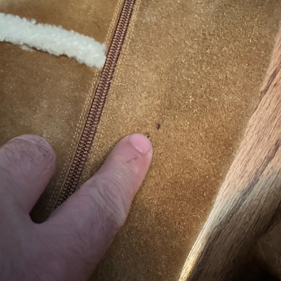 Stuart Weitzman Suede Shearling 3” Heel Rubber Sole Tall Shaft Boots 7.5M Spain - Picture 7 of 9